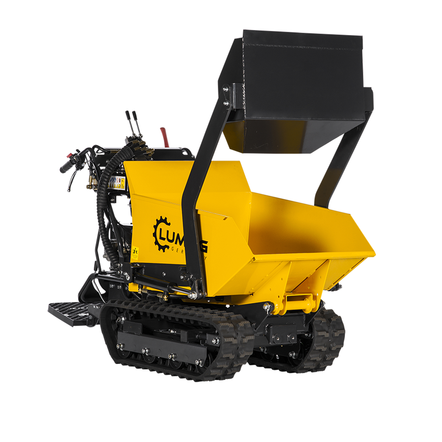 Benzin-Raupendumper<br>MD500HPROS<br>(mit Schaufel)