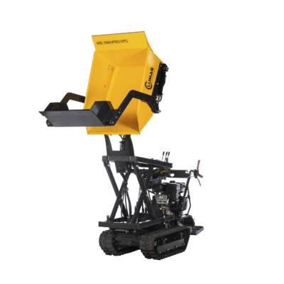 Benzin-Raupendumper<br>MD500HPROHTS<br>(High-Tip & Schaufel)